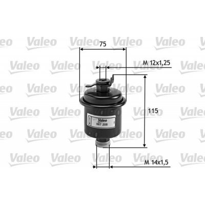 Palivový filtr VALEO 587208 – Zboží Mobilmania