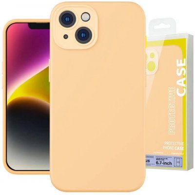 Pouzdro Baseus Liquid Silica Gel Case iPhone 14 Plus sunglow – Zboží Mobilmania