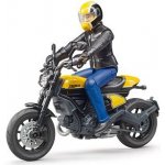 Bruder 63053 Ducati Scrambler Full Throttle s figurkou motorkáře – Zboží Dáma