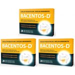 Bacentos-D orální probiotikum 3 x 20 tablet – Hledejceny.cz