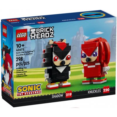 LEGO® BrickHeadz 40672 Sonic the Hedgehog™: Knuckles a Shadow – Hledejceny.cz