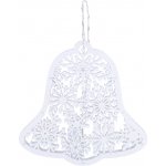 Solight LED dřevěný vánoční zvoneček 9x LED bílá 30cm časovač 2x AA – Hledejceny.cz