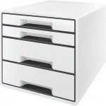 Leitz Wow 4 zásuvky plast bílý – Hledejceny.cz
