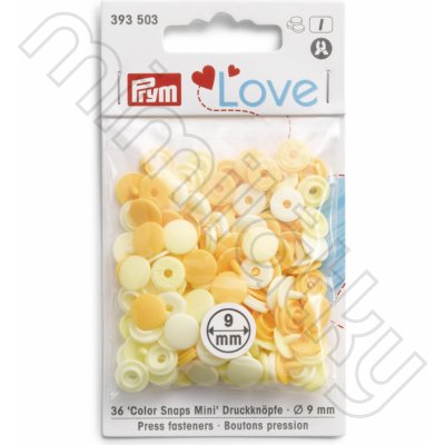 Patentky MINI Prym Love - žlutý mix – Zboží Dáma