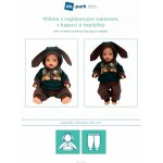 de-park Papírový střih - Mikina s raglánovým rukávem, s kapucí a tepláčky – Zboží Dáma