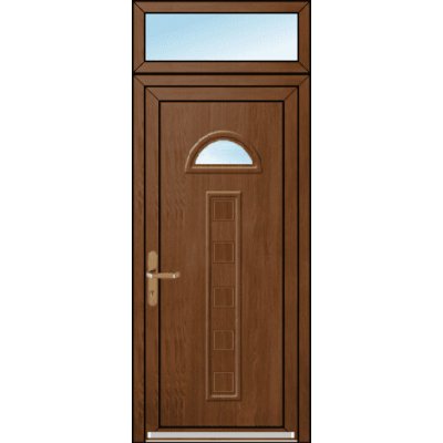 OknaDvereNaMiru.cz Vchodové dveře 3D Cleopatra 3 + Nadsvětlík 90 x 220 cm – Hledejceny.cz