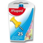 Upínáčky / připínáčky Maped barevné, 25ks v balení – Zboží Mobilmania