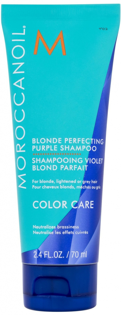 Moroccanoil Blonde Perfecting šampon pro blond vlasy 70 ml