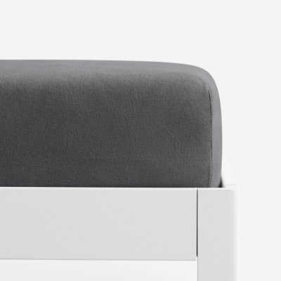 Goldea prostěradlo jersey s napínací gumou tmavě šedé 90x200 – Sleviste.cz