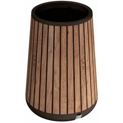 KETER KETER Deco Conic Tall Květináč 72,5 x 51 cm, hnědý 261036 – Zboží Mobilmania
