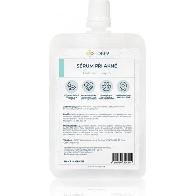 Lobey sérum proti akné 30 ml + 5 ml náhradní náplň