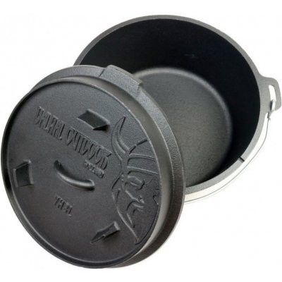 Litinový hrnec Valhal Outdoor 8l bez nožiček VH8L – Sleviste.cz