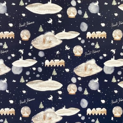 Be Nice EKO vánoční balicí papír Nebeský velký 68 x 98 cm – Zboží Dáma