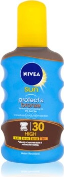 Nivea Sun Protect & Bronze olej na opalování spray podporující zhnědnutí  SPF30 200 ml od 244 Kč - Heureka.cz