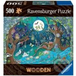 RAVENSBURGER Dřevěné Kouzelný les 500 dílků – Zbozi.Blesk.cz