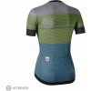 Cyklistický dres Dotout Glory white-green-lime-light blue dámský