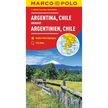 MARCO POLO Kontinentalkarte Argentinien Chile 1:4 000 000