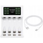 Verk 02055 Rychlonabíječka na baterie AA/AAA s USB-C – Zbozi.Blesk.cz