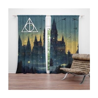 Sablio Závěs Noční Bradavice: 2ks 140x250cm – Hledejceny.cz