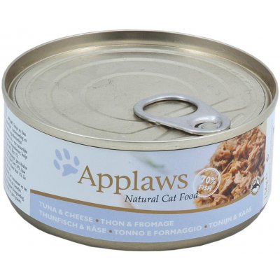 Applaws Cat filety z tuňáka a sýr 24 x 156 g