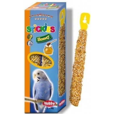 Nobby StarSnack Tyčinky pro andulky med 60 g – Hledejceny.cz