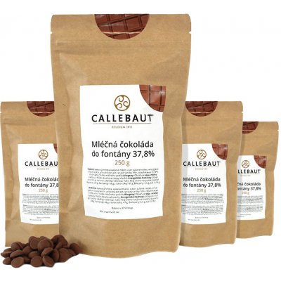 Callebaut Mléčná čokoláda do fontány 1 kg – Zboží Dáma