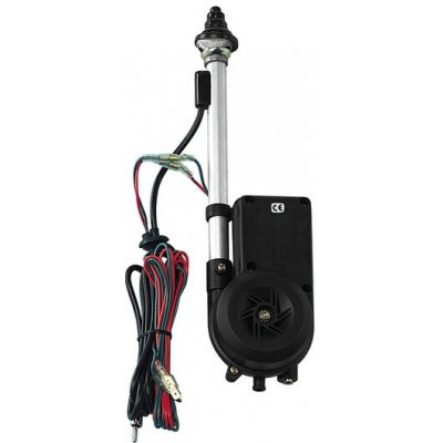Automatická elektrická anténa LAMPA - černý prut – Zboží Mobilmania