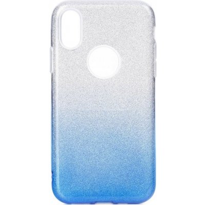 Pouzdro Shining case Samsung Galaxy M20 čiré-modré