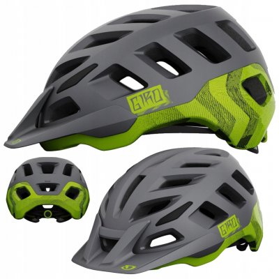 Giro Radix matt metallic black/ano Lime 2022 – Zboží Dáma