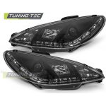 Tuning-Tec Přední čirá LED světla Peugeot 206 (1998 - 2003) - černé – Hledejceny.cz