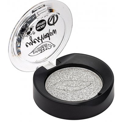 puroBIO cosmetics Minerální oční stíny 23 Silver 2,5 g, náplň – Zboží Dáma