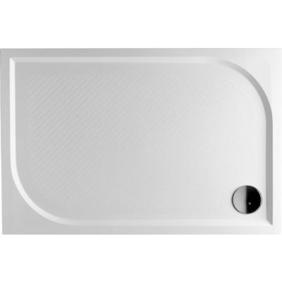 Riho Kolping 100x90x3cm - DB32 obdélníková z litého mramoru – Zboží Dáma