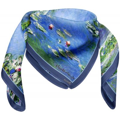Plumeria Hedvábný šátek Waterlilies Claude Monet – Sleviste.cz