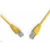 síťový kabel Solarix 28440059 patch, CAT5E, SFTP, PVC, 0,5m, žlutý