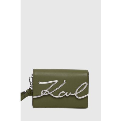 Karl Lagerfeld kožená kabelka černá 235W3061 – Zboží Mobilmania