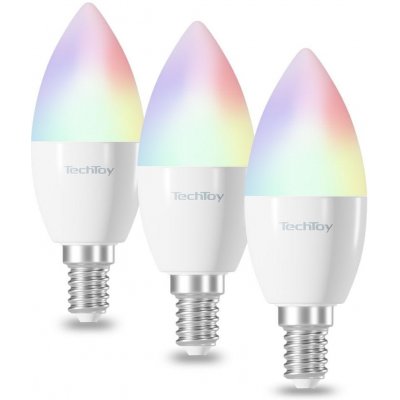 TechToy Smart Bulb RGB 4,4W E14 3pcs set TSL-LIG-E14-3PC