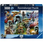 Ravensburger Star Wars Mandalorian a Grogu 1000 dílků – Zboží Mobilmania