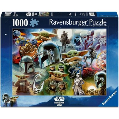 Ravensburger Star Wars Mandalorian a Grogu 1000 dílků – Zboží Mobilmania