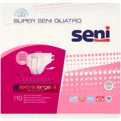 Seni Super Quatro XL 10 ks – Sleviste.cz