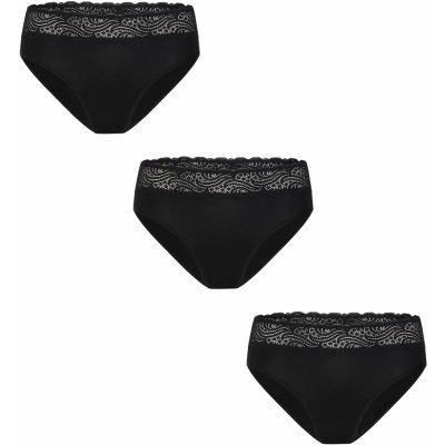 Modibodi Menstruační kalhotky Sensual Hi-Waist Bikini Moderate-Heavy 3 ks – Zboží Mobilmania