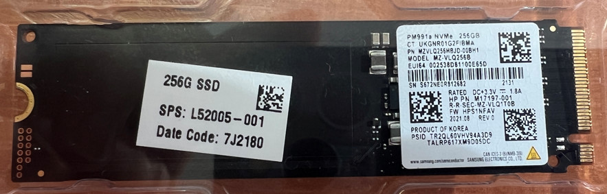 Samsung PM991a 256GB, MZVLQ256HBJD-00B00 od 759 Kč - Heureka.cz