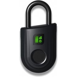 Igloohome Padlock Lite - chytrý visací zámek, otisk prstu, černá