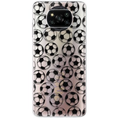 Pouzdro iSaprio - Football pattern Xiaomi Poco X3 Pro / X3 NFC černé – Zbozi.Blesk.cz