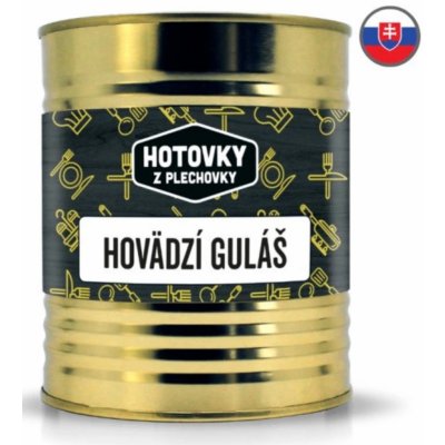 Hotovky z plechovky Hovězí guláš 0,8 kg – Zbozi.Blesk.cz