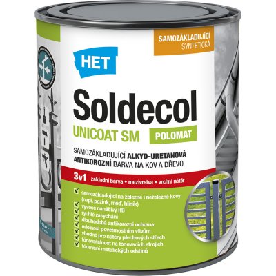 Het Soldecol Unicoat SM 0,75L RAL 1000 – Hledejceny.cz