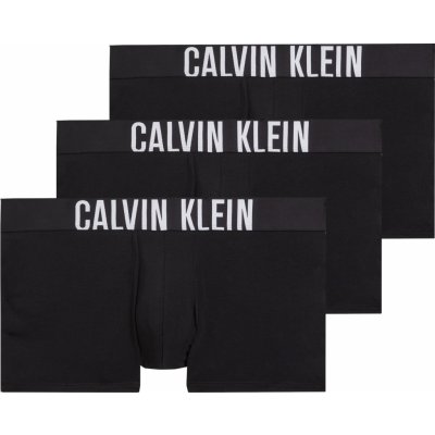 Calvin Klein 3 Pack pánské boxerky nadrozměr černé NB3839A-9H1 – Zboží Mobilmania