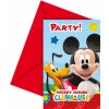 Párty pozvánka Mickey Mouse pozvánky na party a obálky Procos