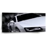 Sablio Obraz Bílý sporťák - 110x50 cm – Hledejceny.cz