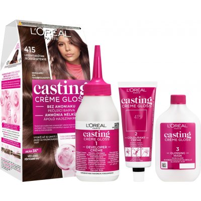 L'Oréal Casting Creme Gloss 415 Ledový kaštan 48 ml – Zboží Mobilmania