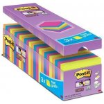 3M POSTIT Samolepicí bloček Super Sticky, mix barev, 76 x 76 mm, 24x 90 listů, 3M POSTIT 7100234515 ,balení 2160 ks – Hledejceny.cz